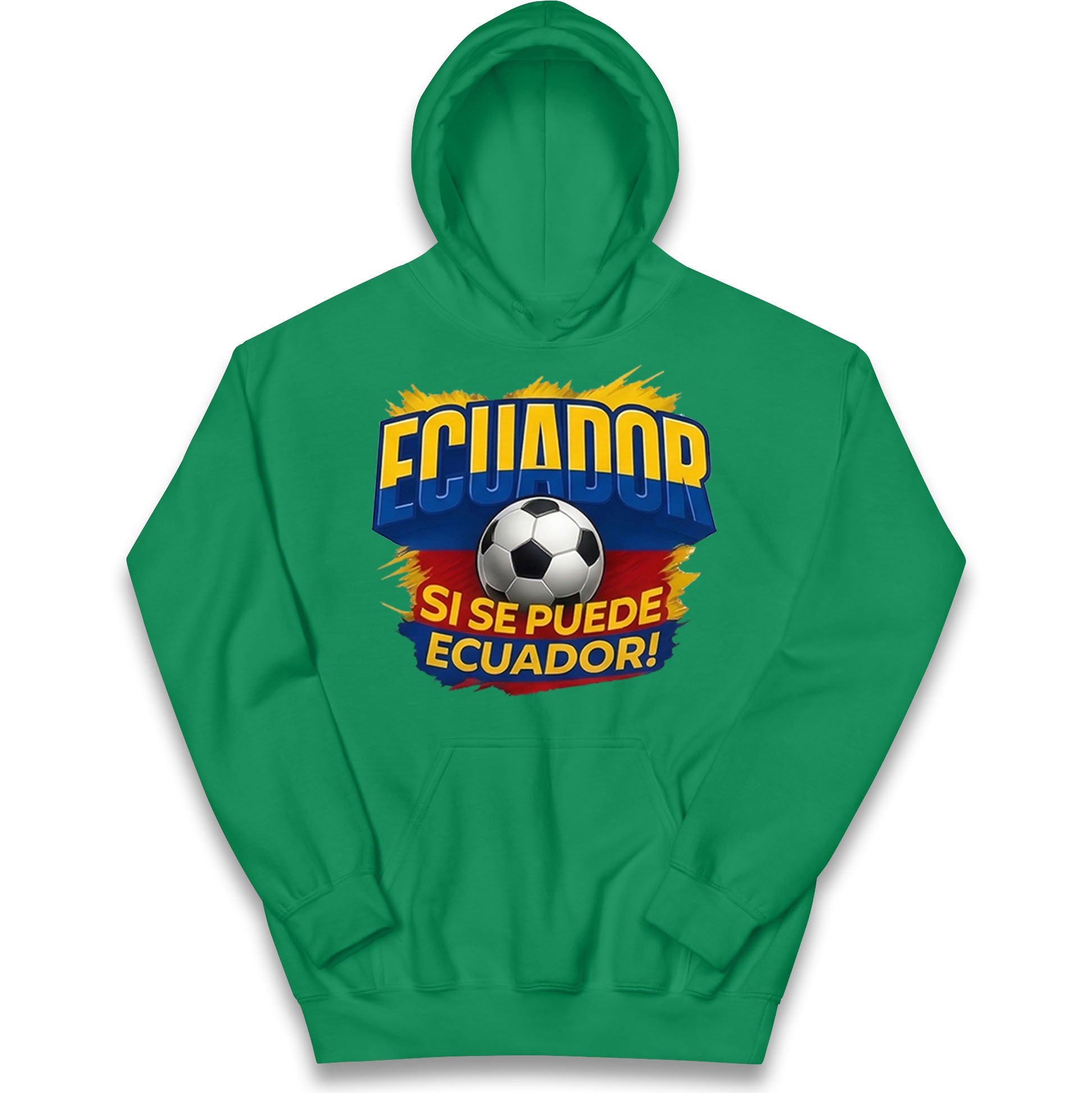 Ecuador Retro World Cup Kids Hoodie