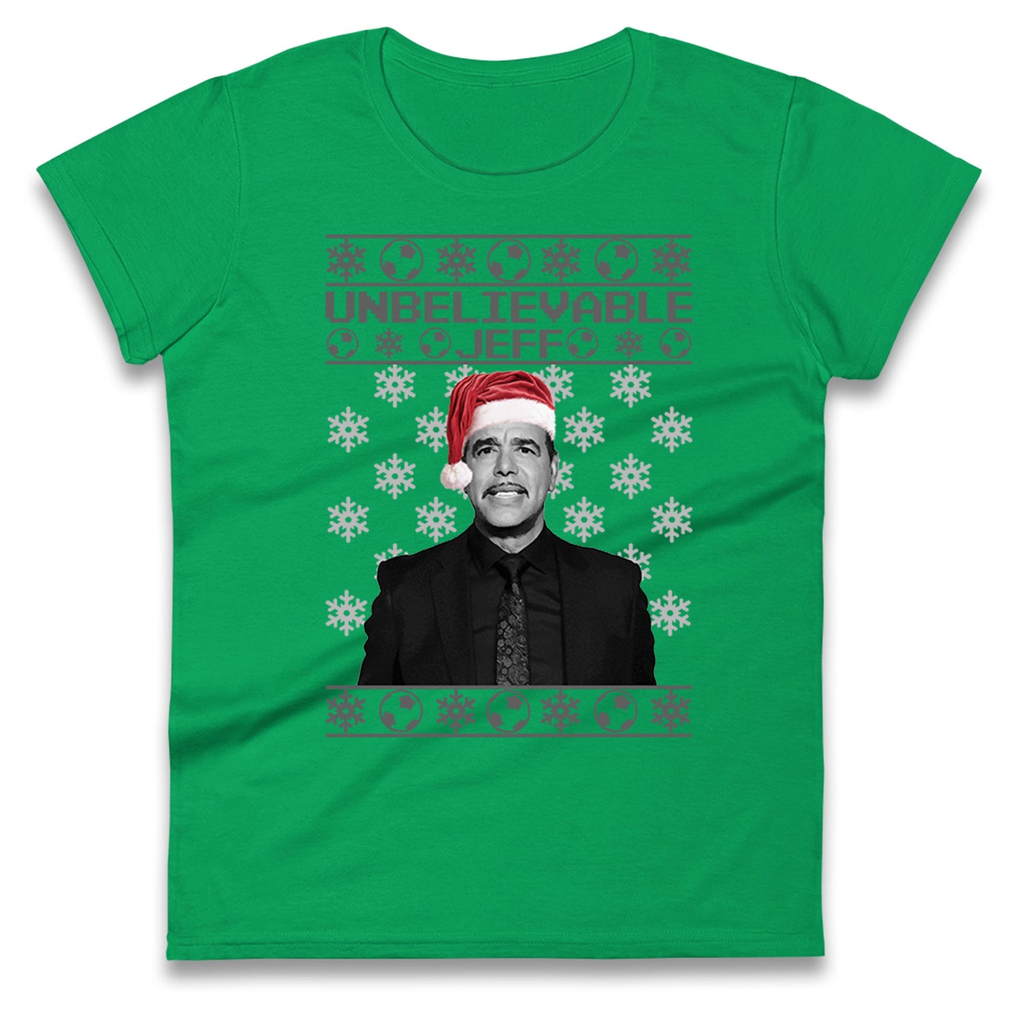 chris kamara christmas womens t shirt