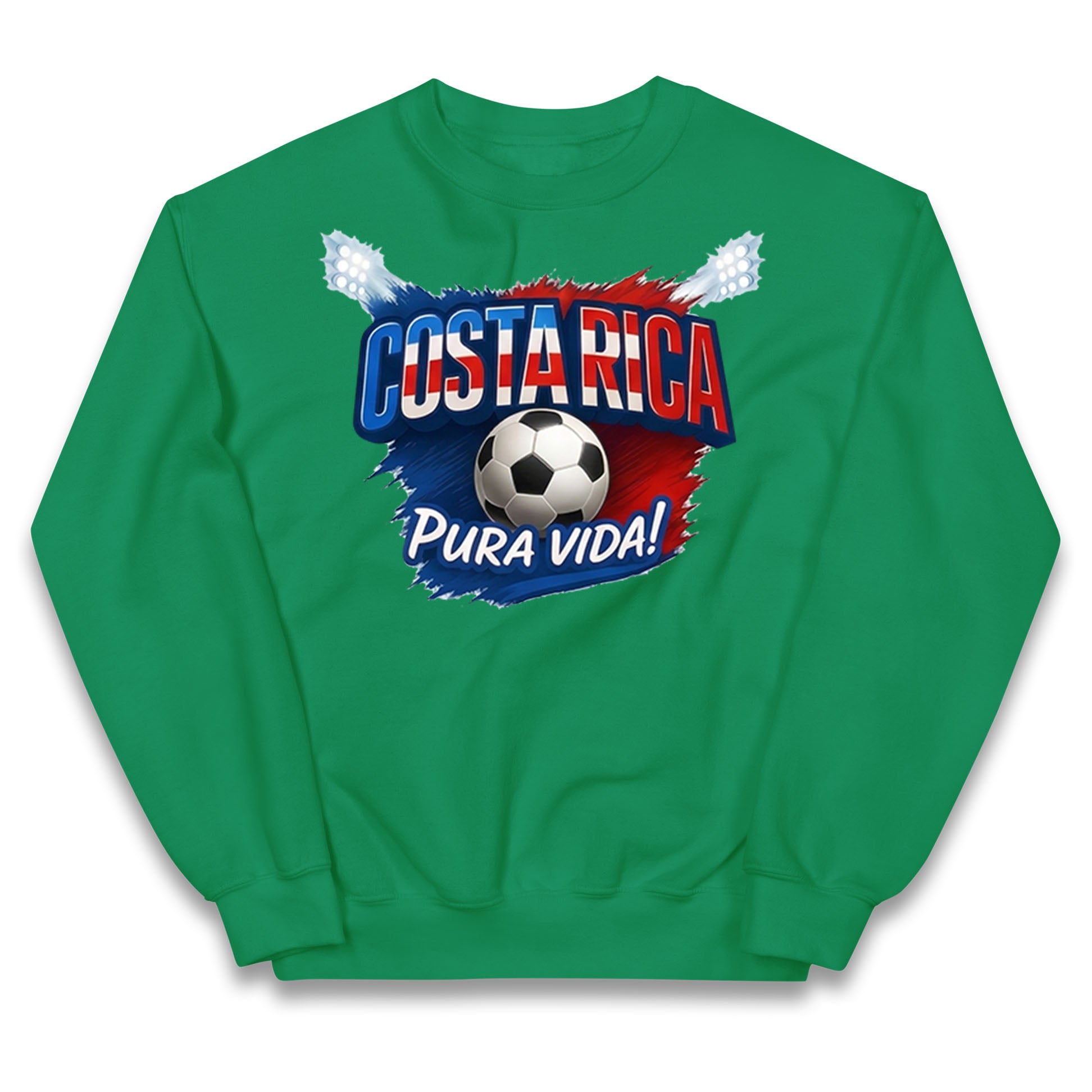 Costa Rica Retro World Cup Kids Jumper