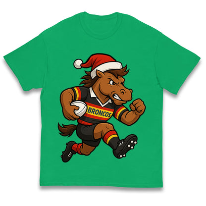 London Broncos Christmas Kids T Shirt