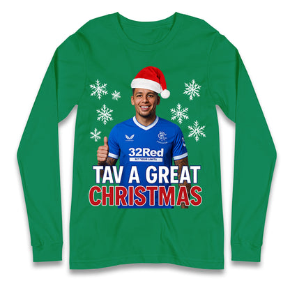 Tav a Great Christmas Rangers Longsleeve T Shirt