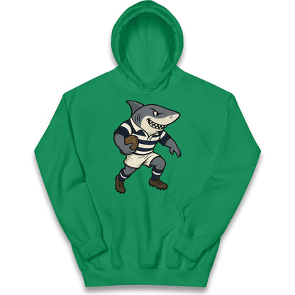 Retro Sale Sharks Rugby Union Kids Hoodie 