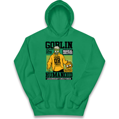 Goblin Trick Or Treat Kids Hoodie