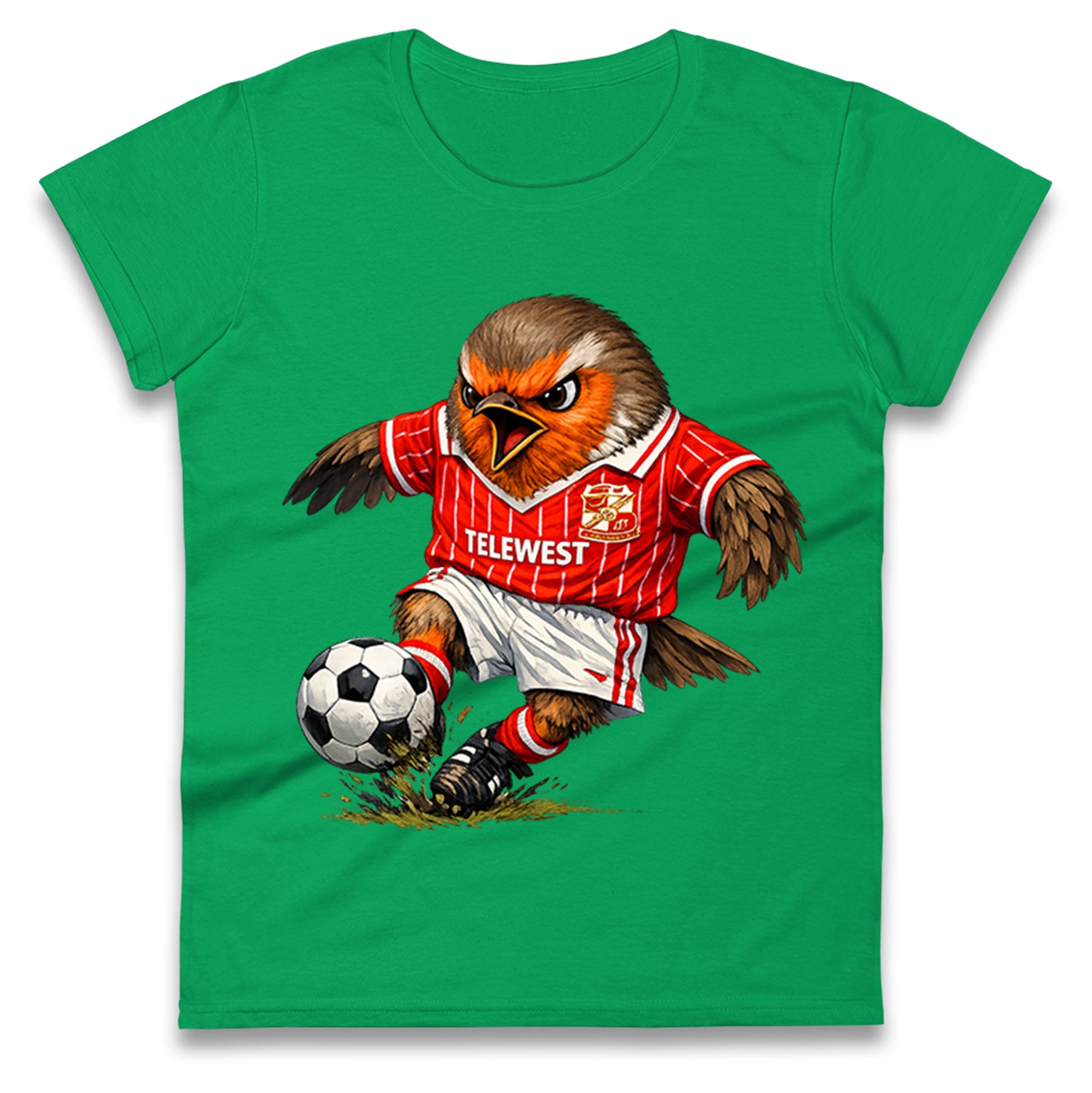 Classic Swindon Town Football Ladies T Shirt 
