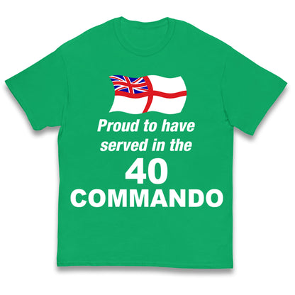 40 Commando Royal Marines Kids T Shirt
