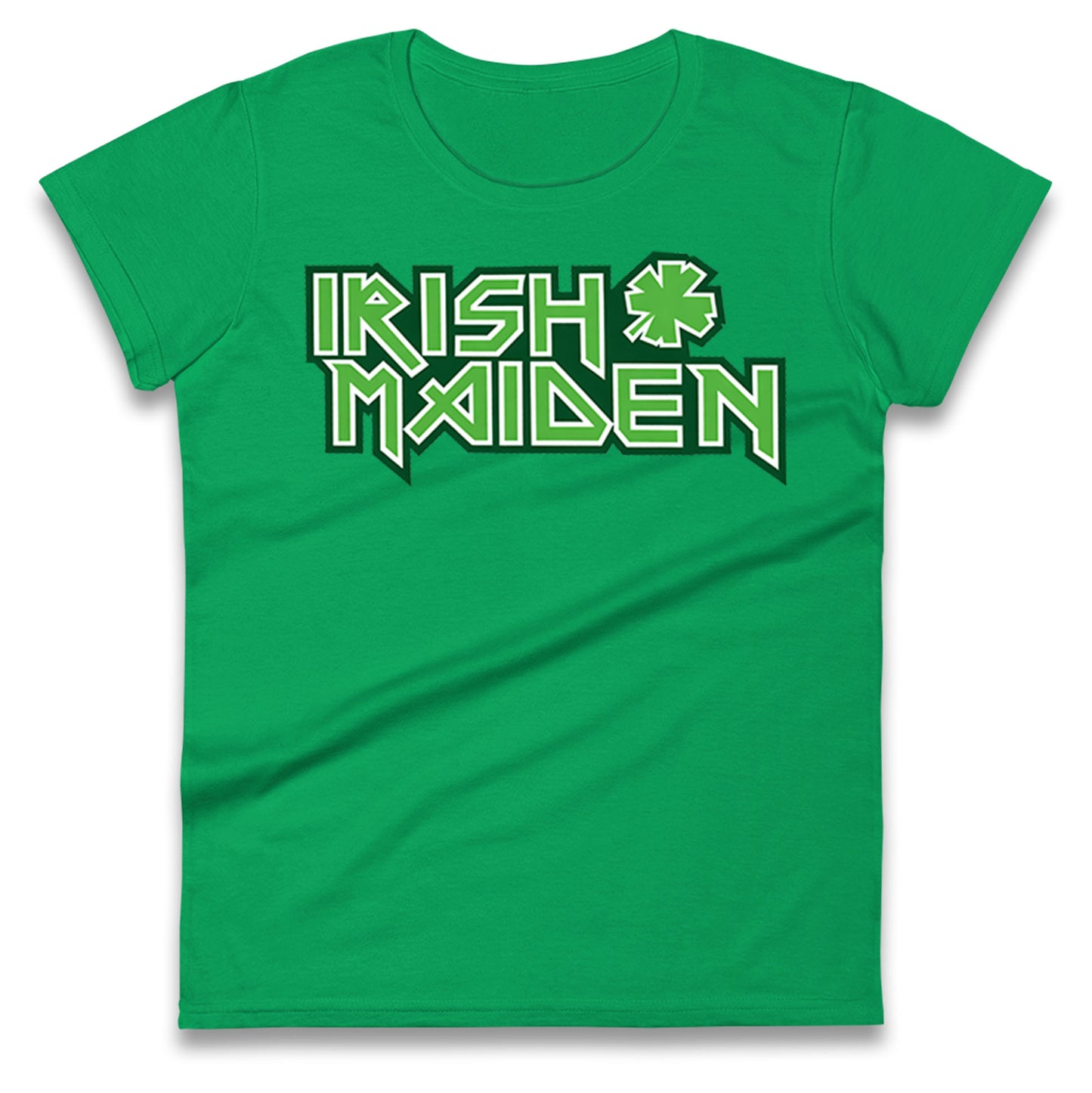 Irish Maiden St Patricks Day Ladies T Shirt