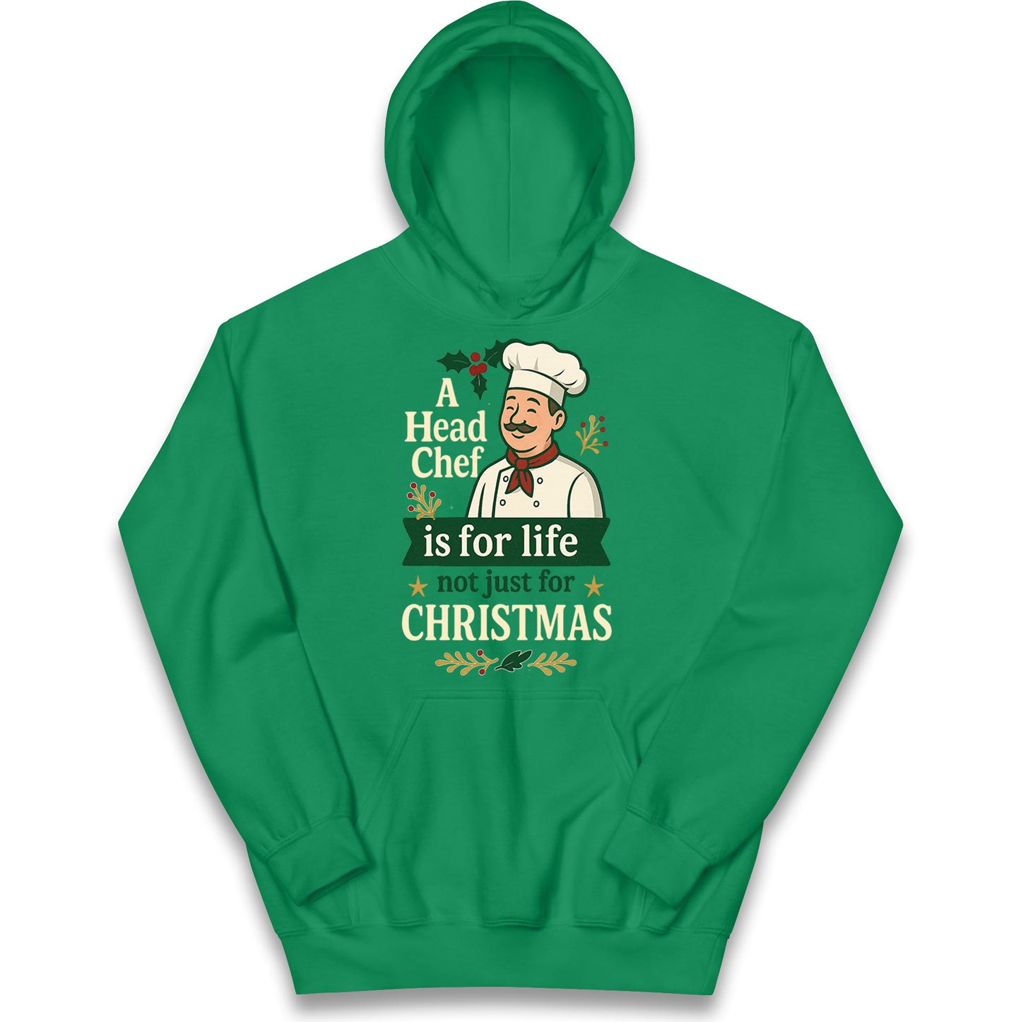Head Chef Christmas Kids Hoodie