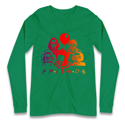 Super Villains Friends Halloween Long Sleeve T Shirt