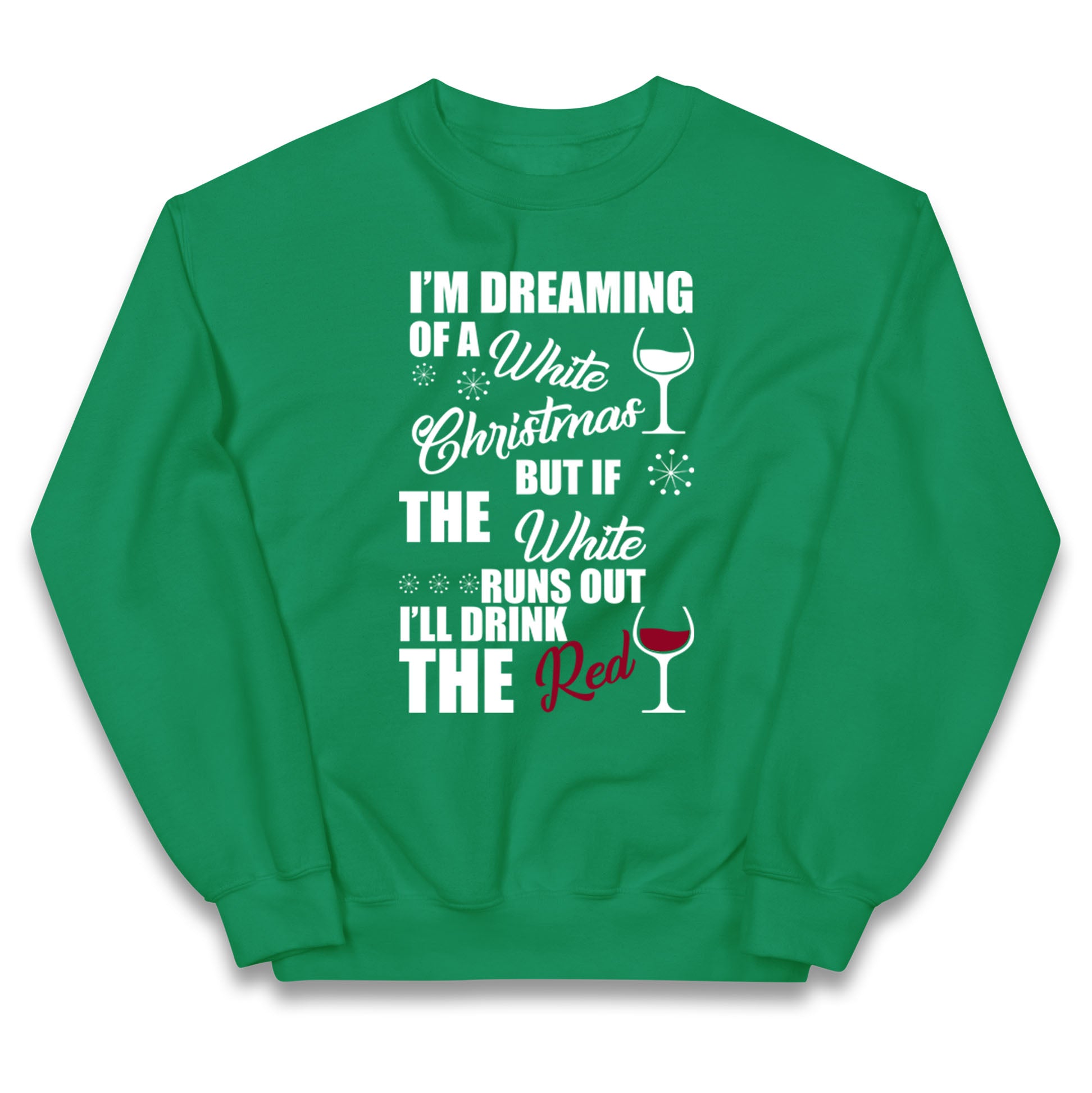 Wine Christmas Kids Jumper