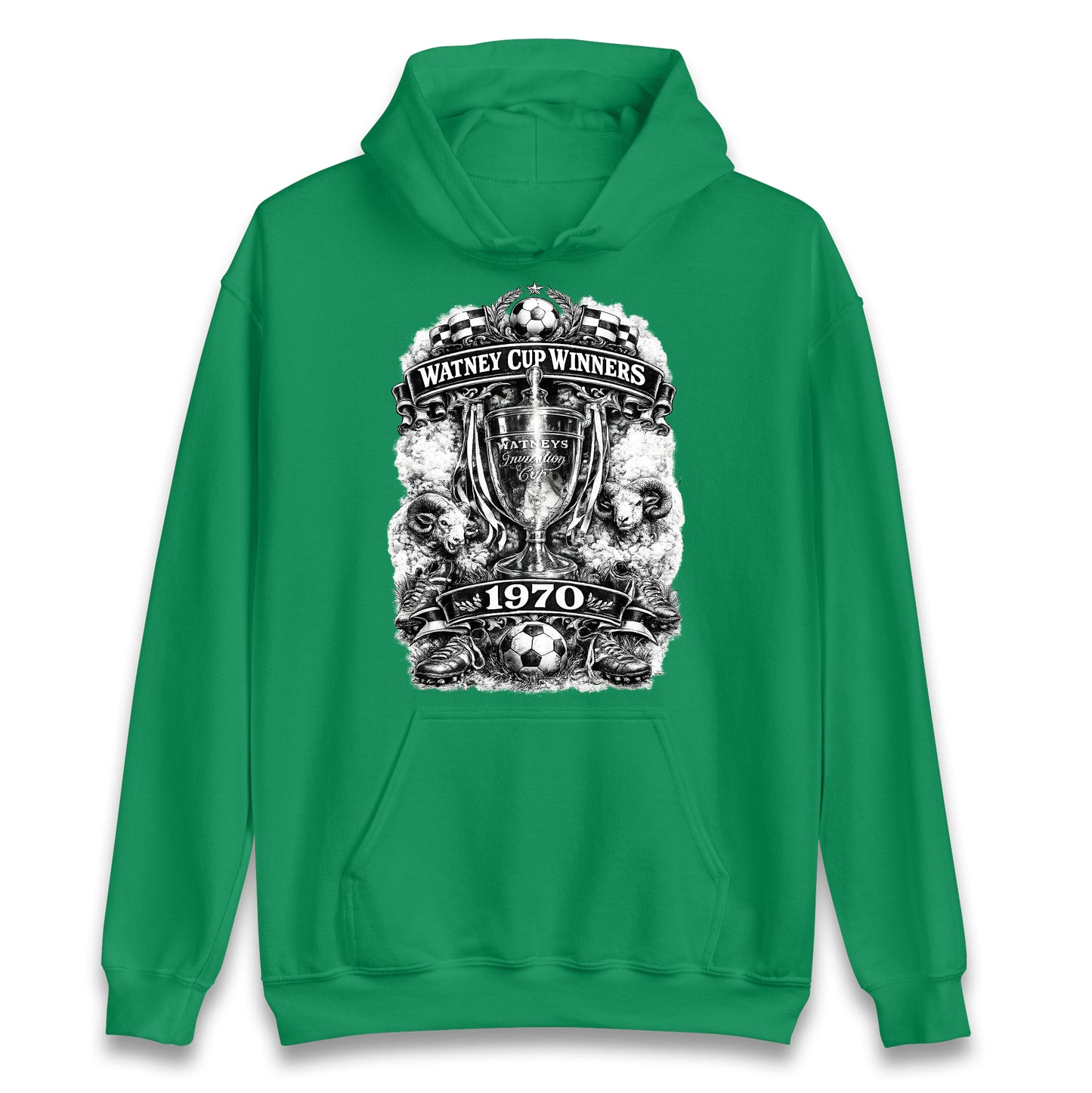 Retro Derby Watney Cup Winners 1970 Hoodie