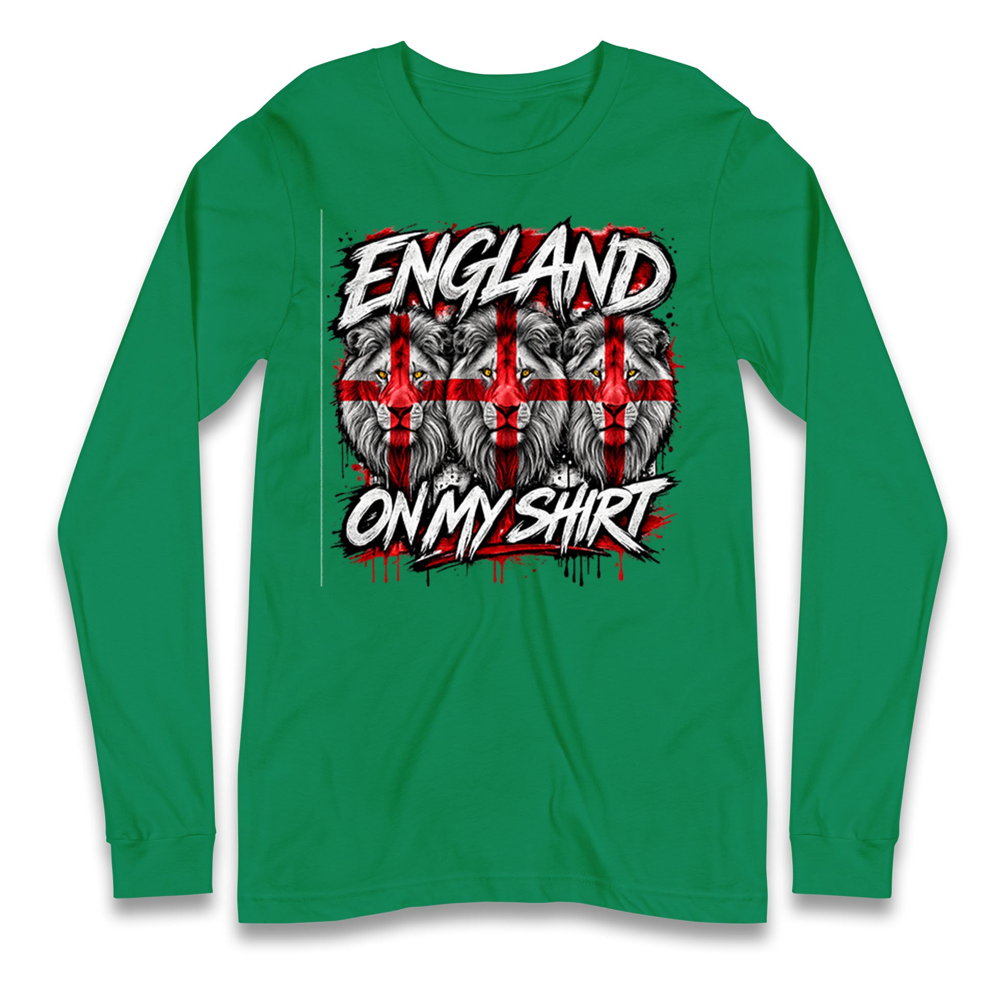 England 3 Lions World Cup 2026 Longsleeve T Shirt