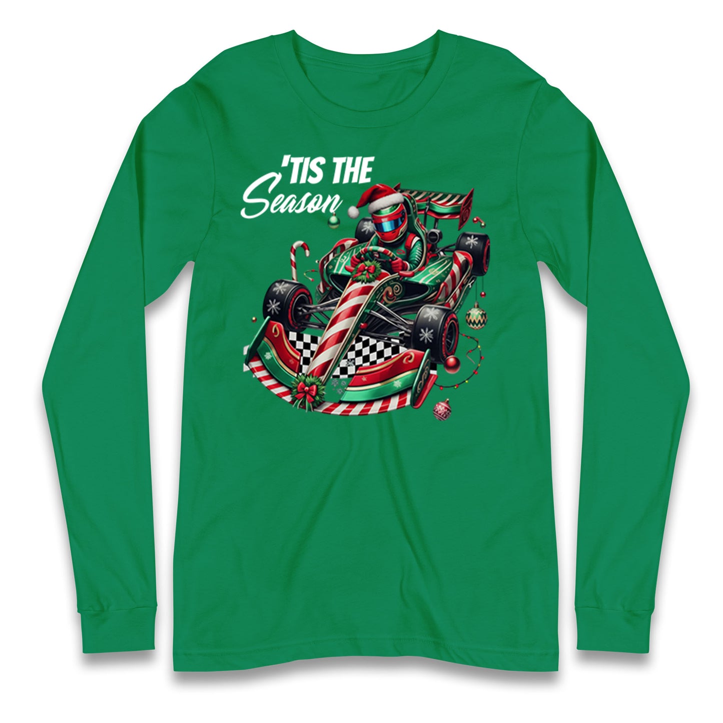 F1 Karting Tis The Season Christmas Long Sleeve Shirt