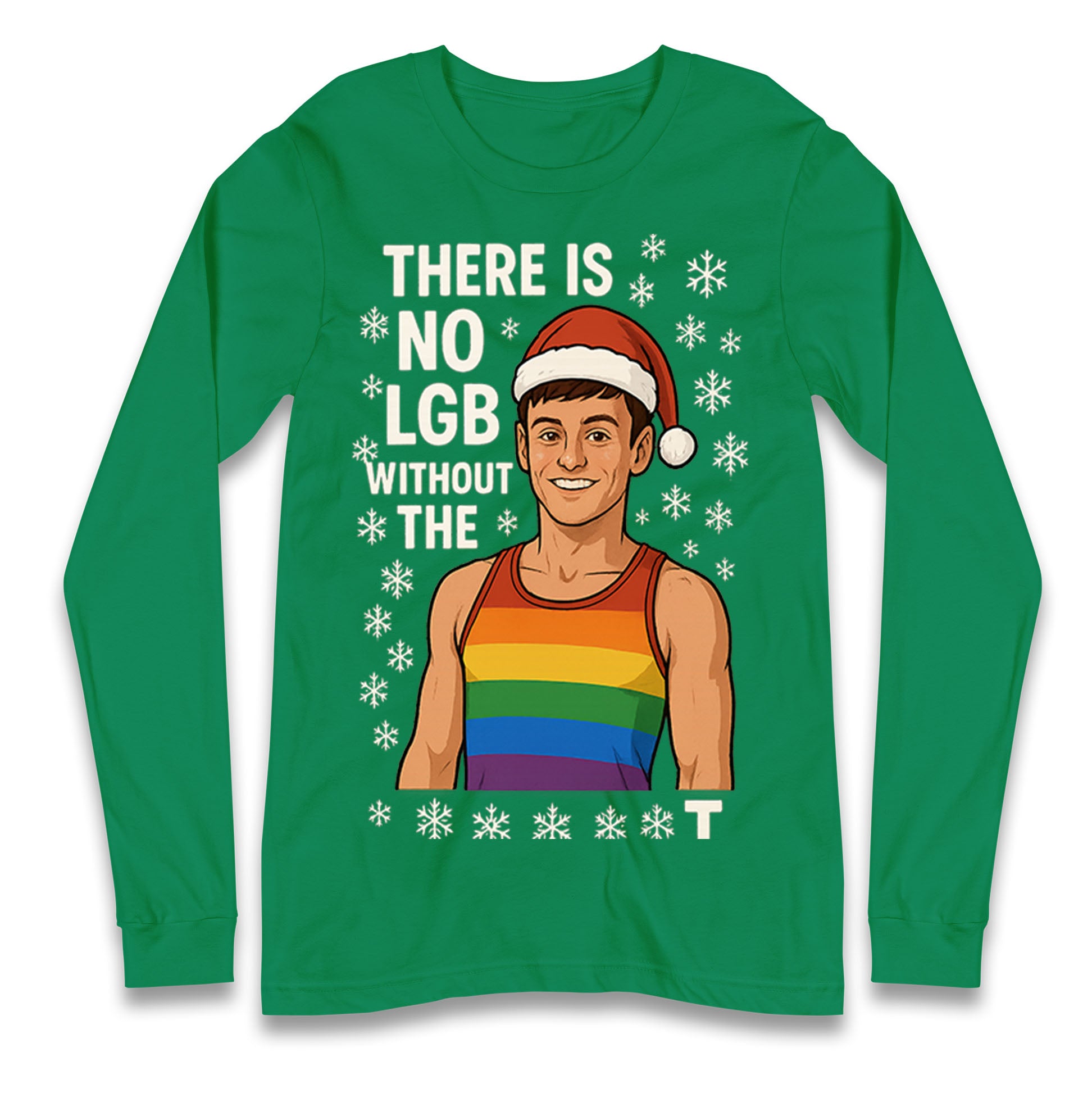 Tom Daley Christmas Longsleeve T Shirt