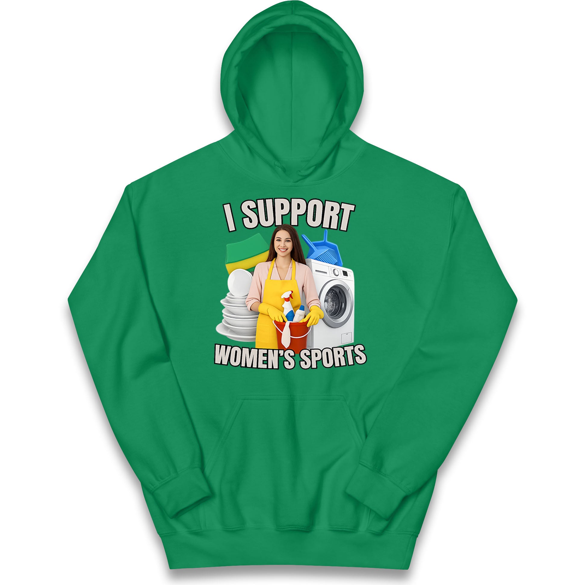 I Support Women's Sports Kids Hoodie