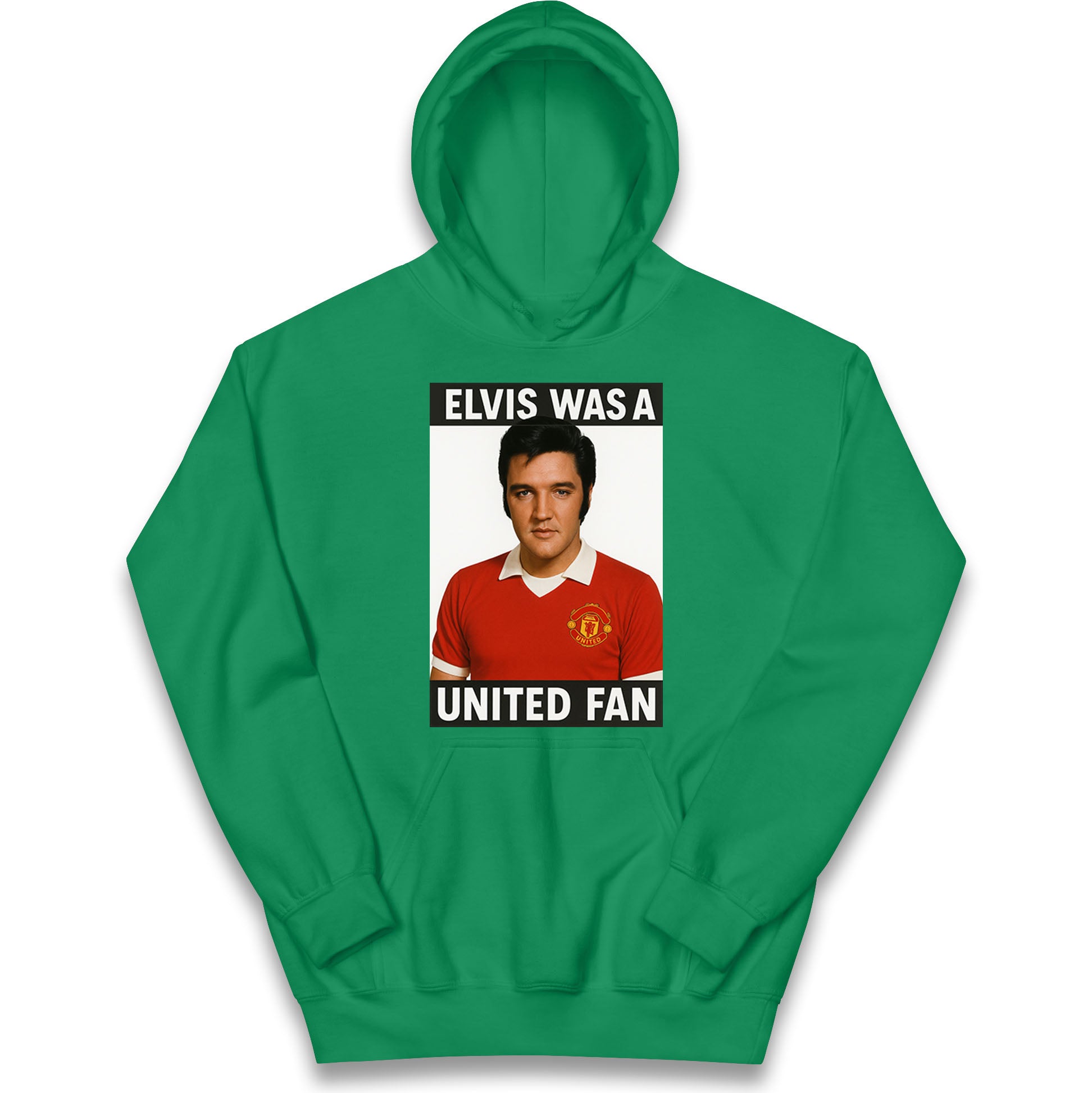 Elvis Presley Mnchester United Kids Hoodie