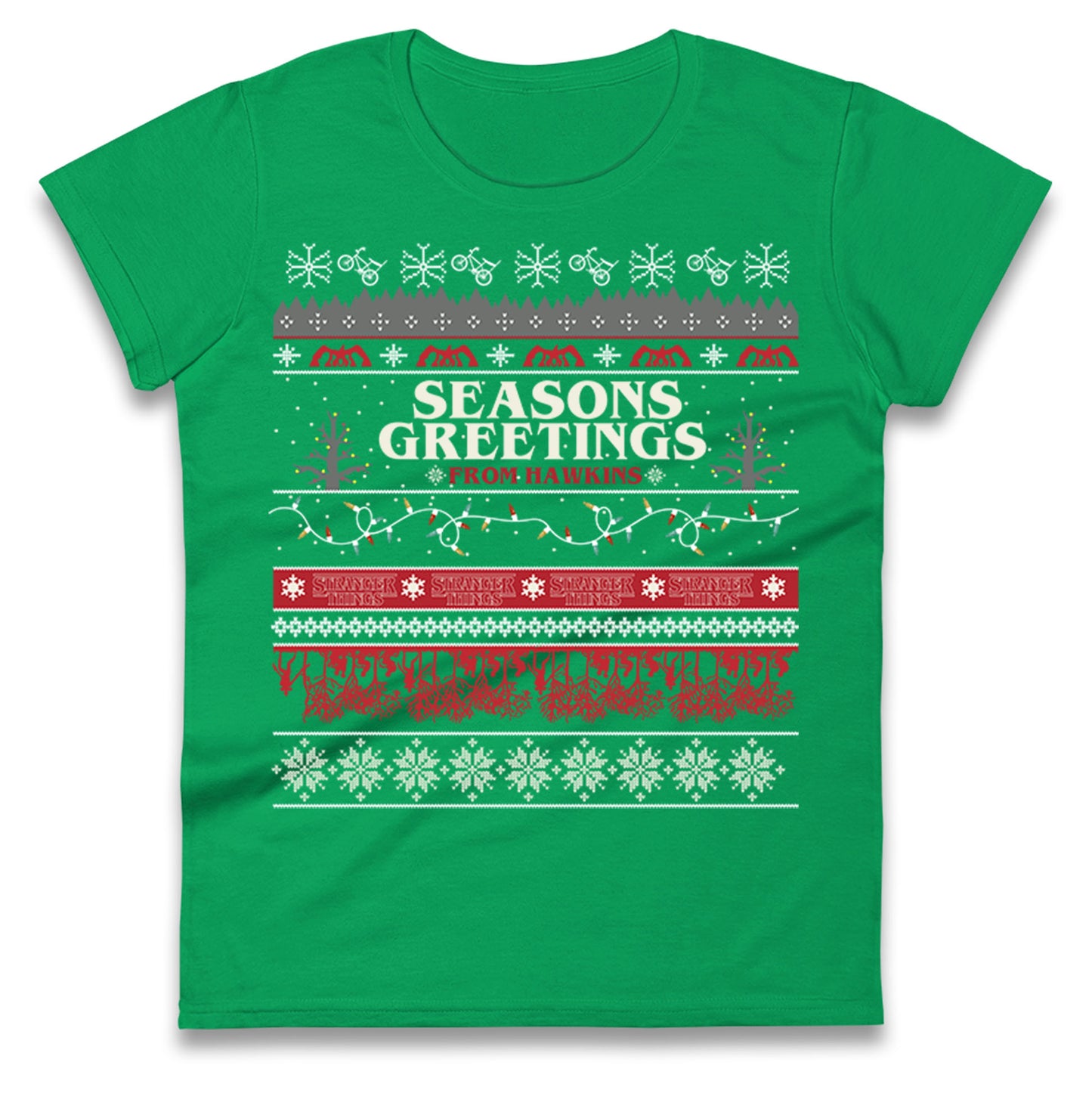 Stranger Things Trailer Ladies T Shirt