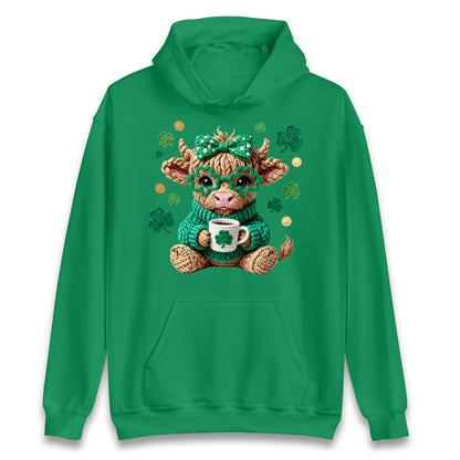 Cute Cow St Patrick Hoodie