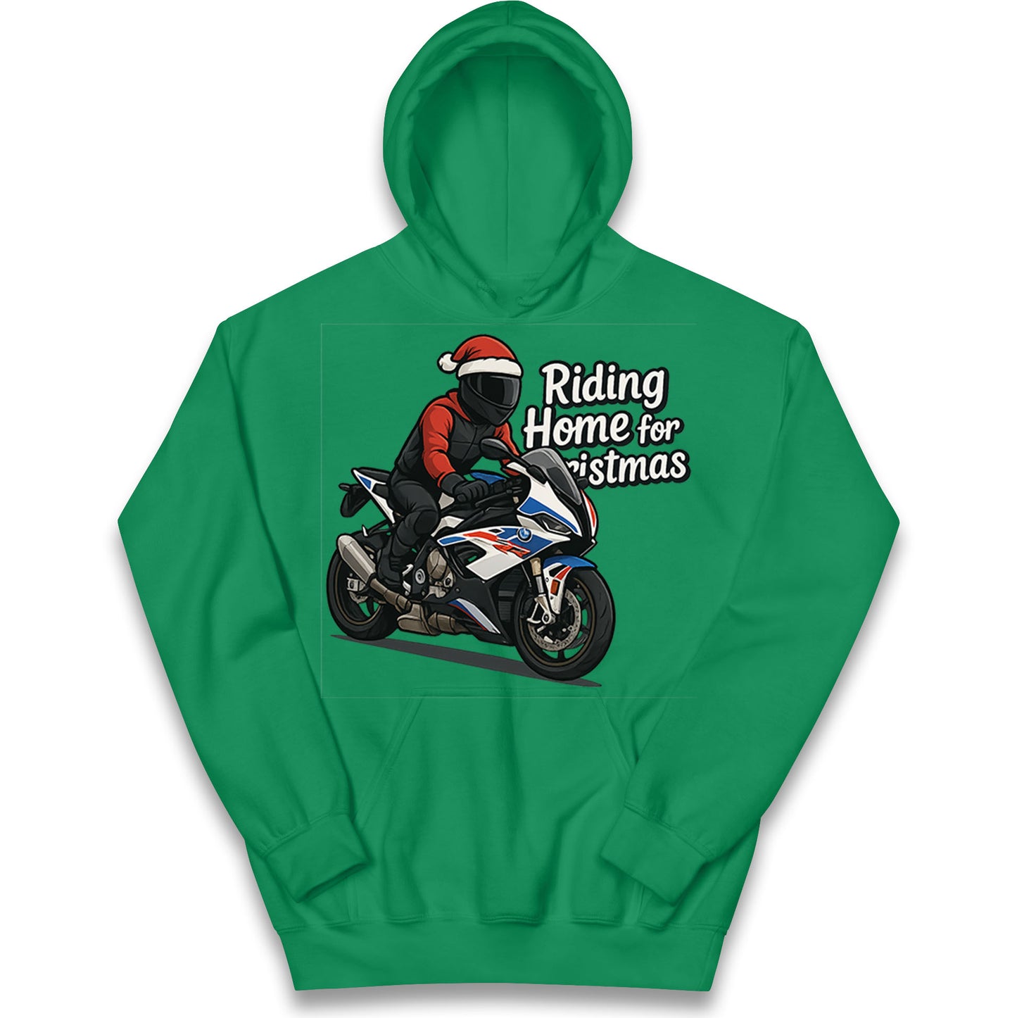 BMW S1000RR Christmas Kids Hoodie