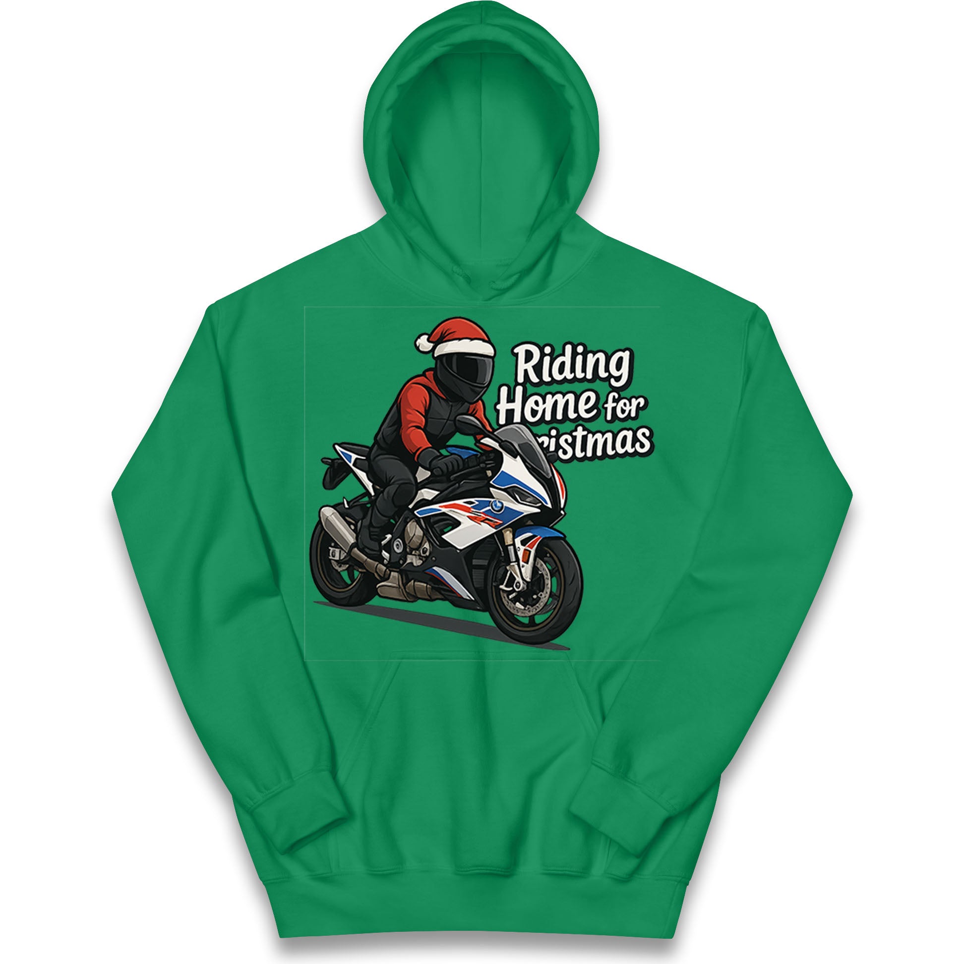 BMW S1000RR Christmas Kids Hoodie