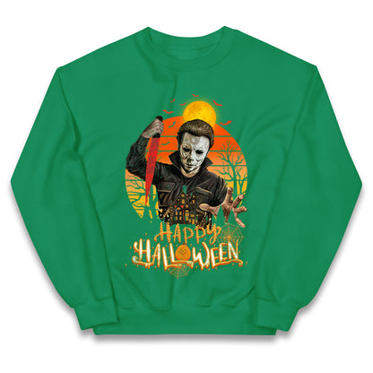 Michael Myers Happy Halloween Kids Jumper