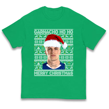 Garnacho Christmas Kids T Shirt