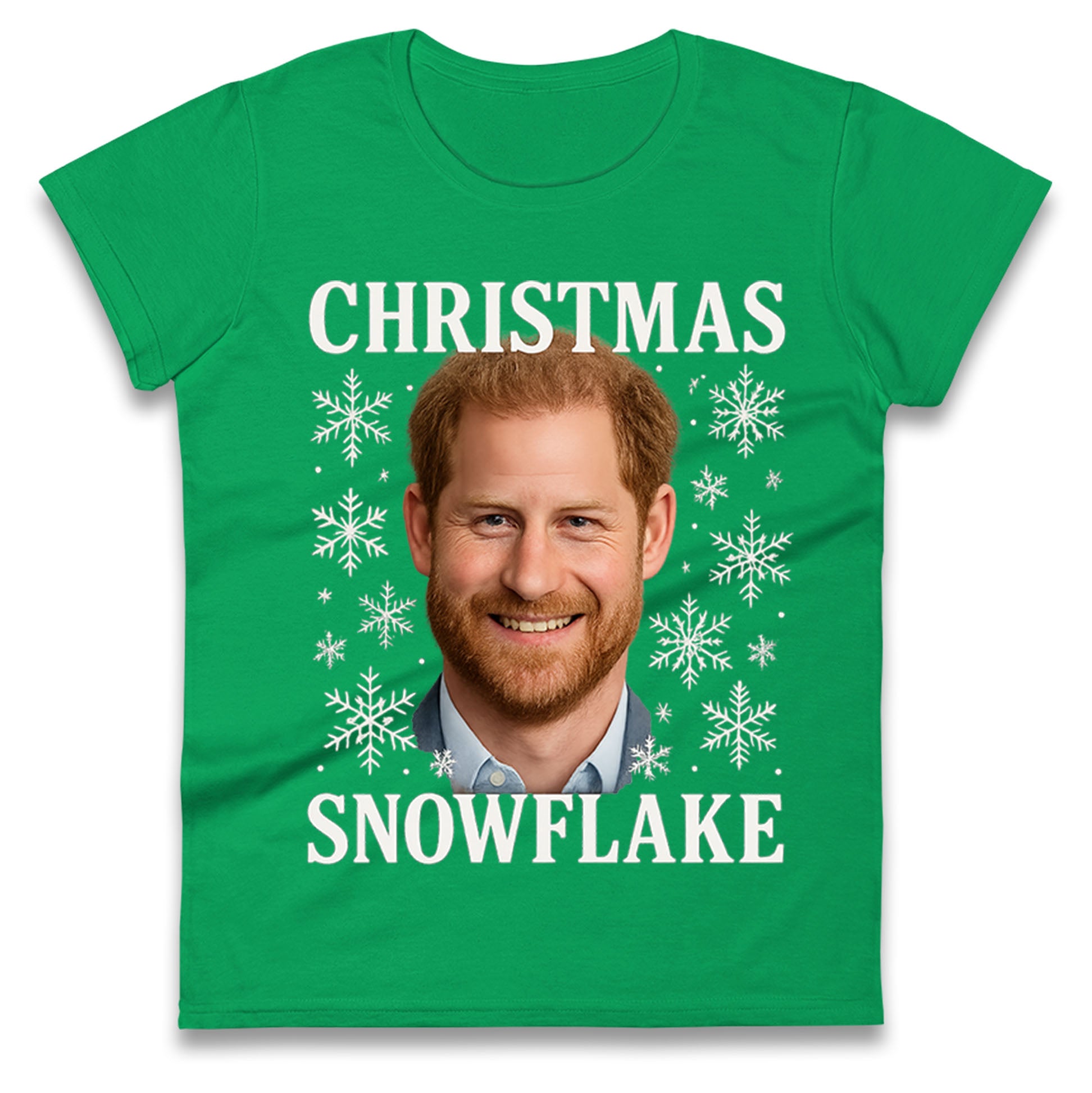 Prince Harry Xmas Ladies T Shirt