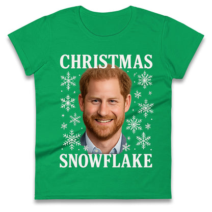 Prince Harry Xmas Ladies T Shirt