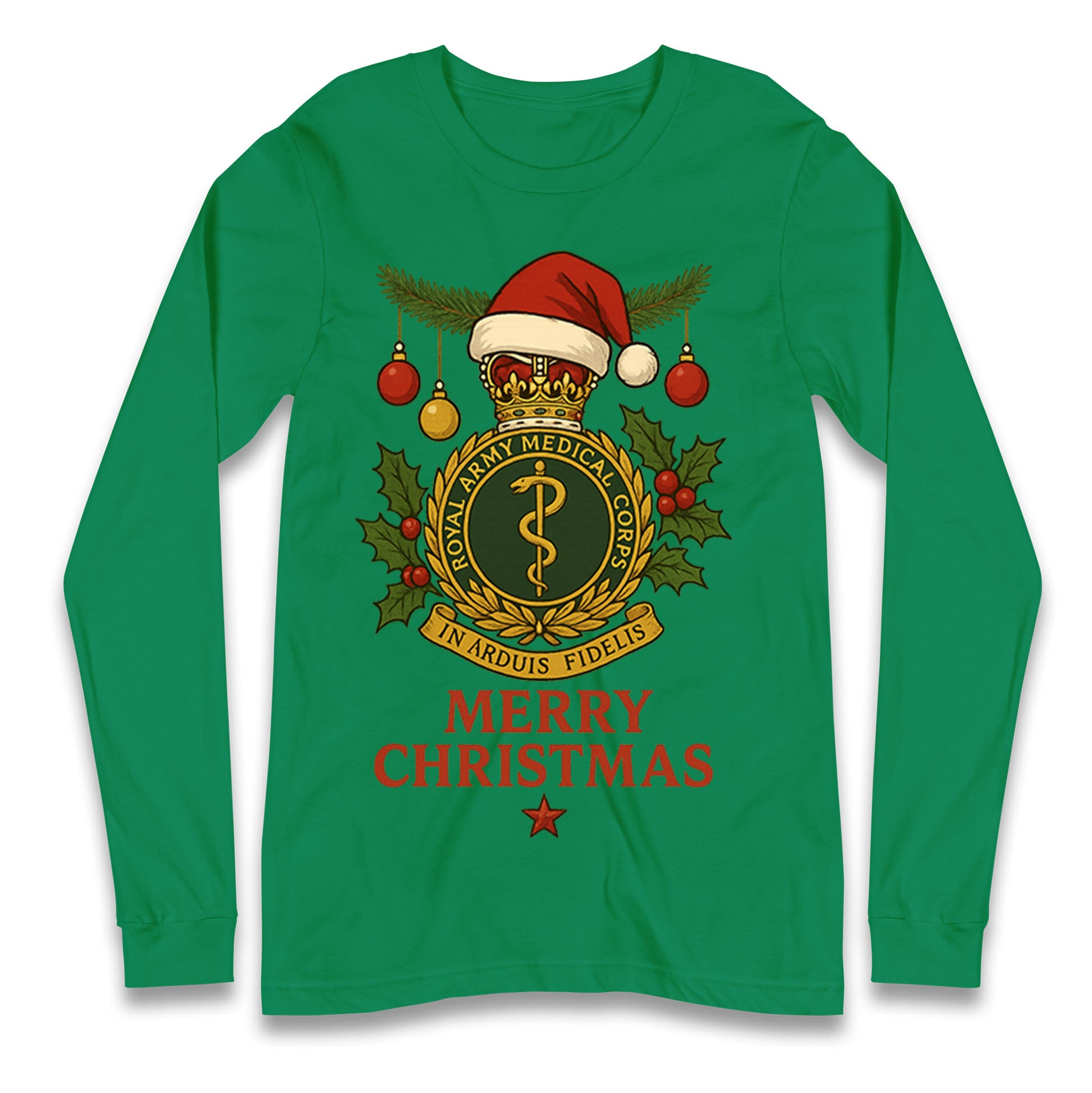 Royal Army Medical Corps Christmas Longsleeve T Shirt