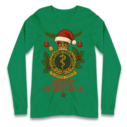 Royal Army Medical Corps Christmas Longsleeve T Shirt