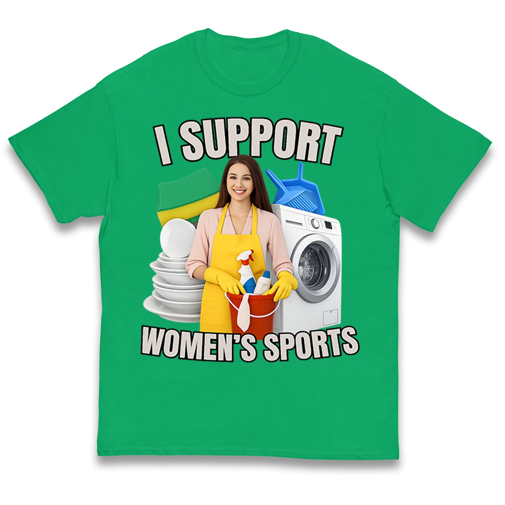 I Support Women's Sports Kids T Shirt 
