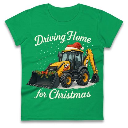 JCB Christmas Ladies T Shirt