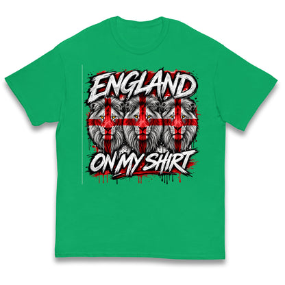 England 3 Lions World Cup 2026 Kids T Shirt