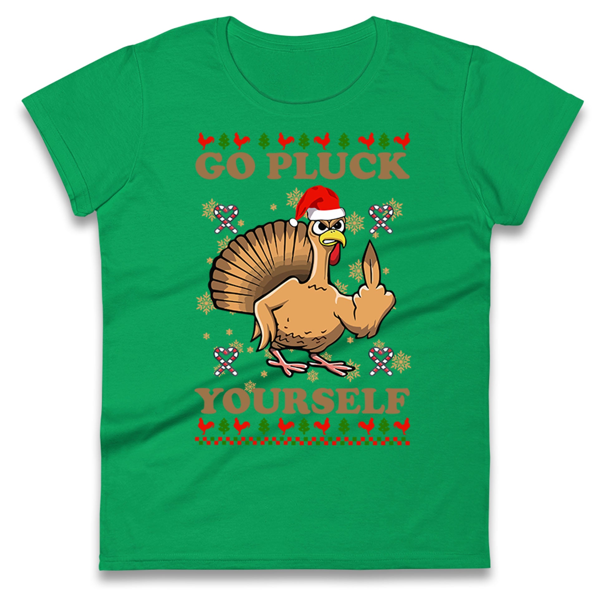 Christmas Go Pluck Yourself Funny T Shirt