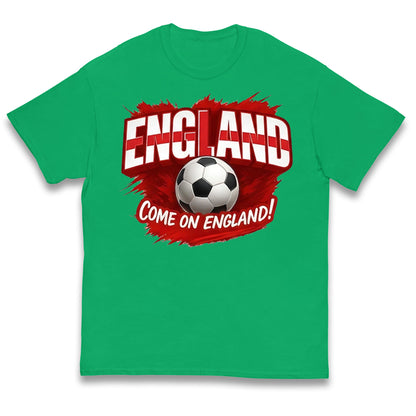 England Retro World Cup Kids T Shirt