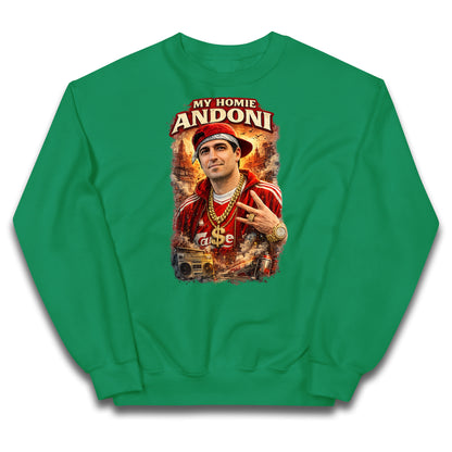 My Homie Andoni Iraola Liverpool Football Kids Jumper
