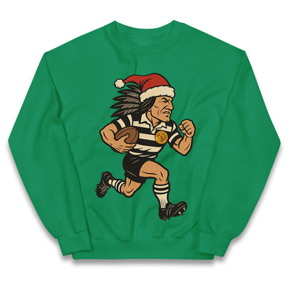 Newcastle Falcons Christmas Kids Jumper 