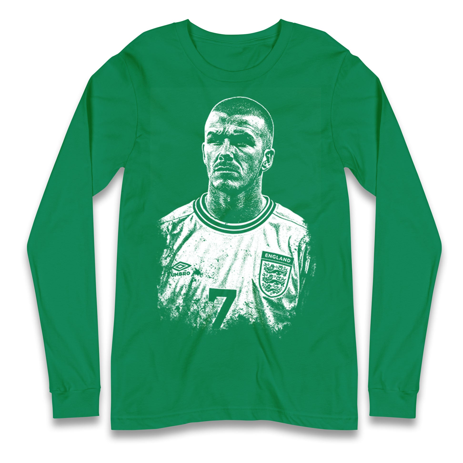 Bavid Beckham England Longsleeve T Shirt