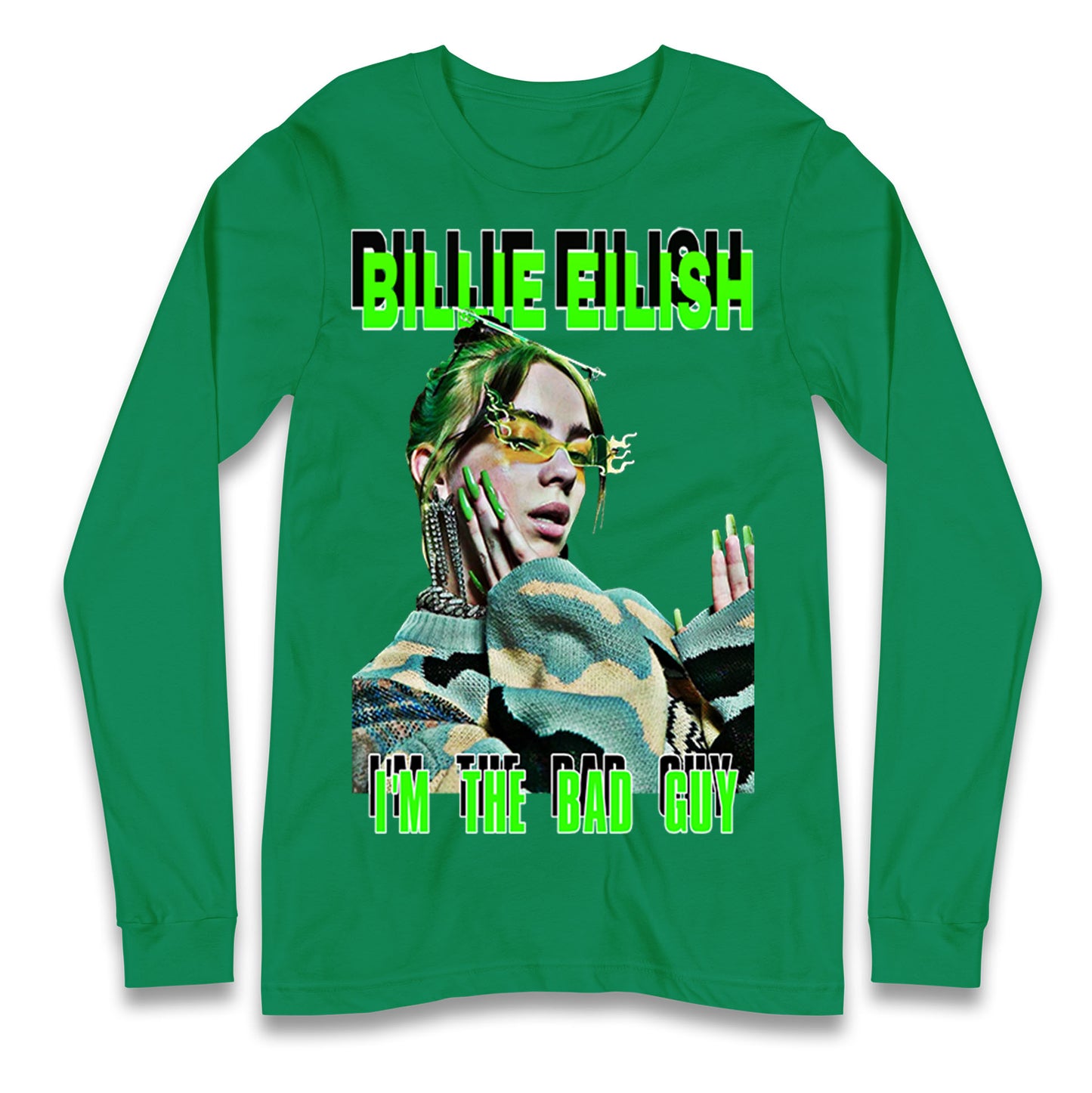 Billie Eilish Singer Longsleeve T Shirt