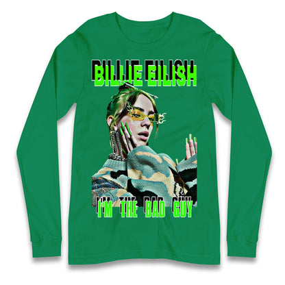 Billie Eilish Singer Longsleeve T Shirt