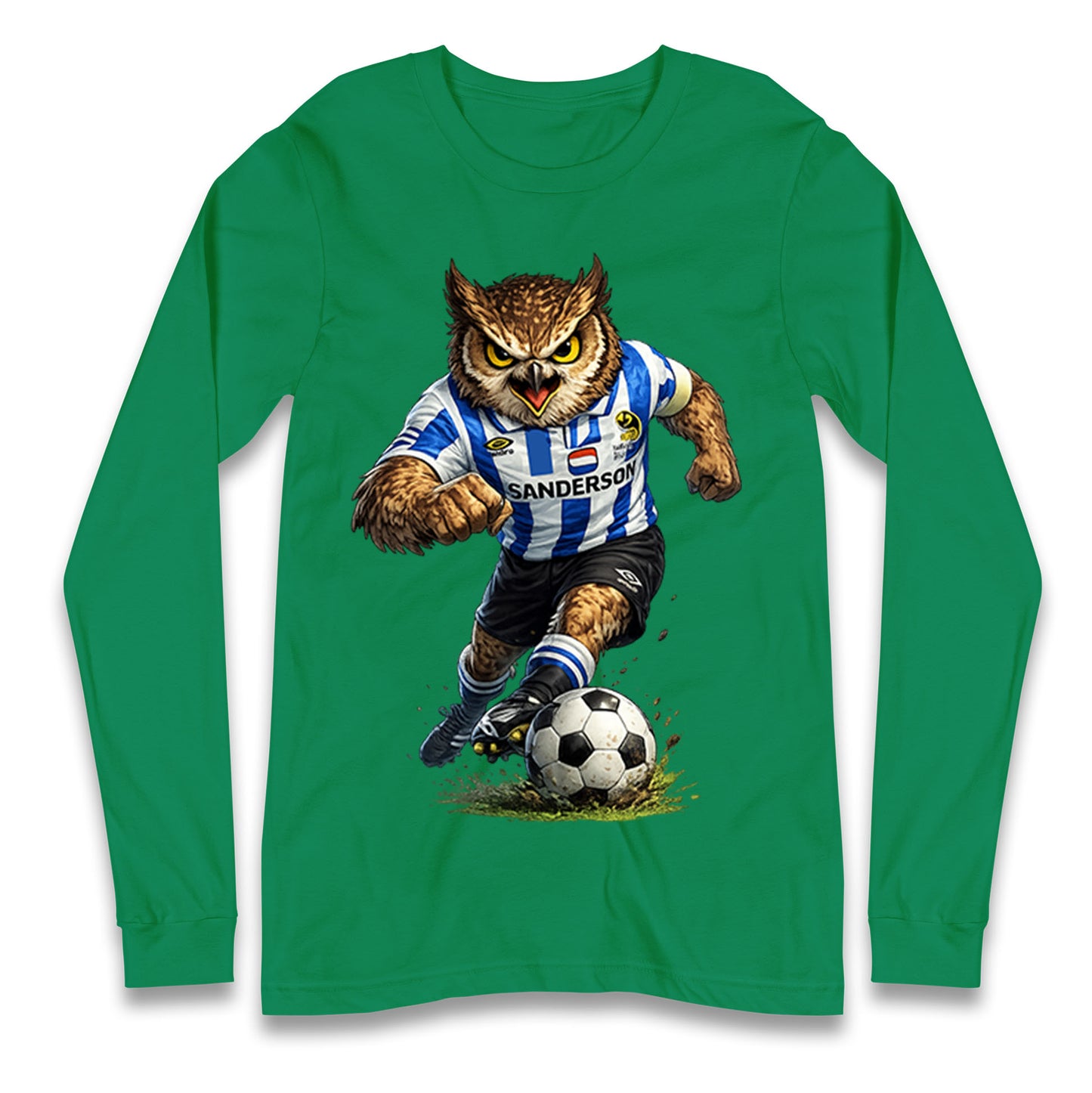 Classic Sheffield Wednesday Football Longsleeve T Shirt