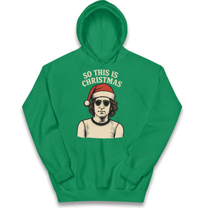 Christmas John Lennon Christmas Kids Hoodie 