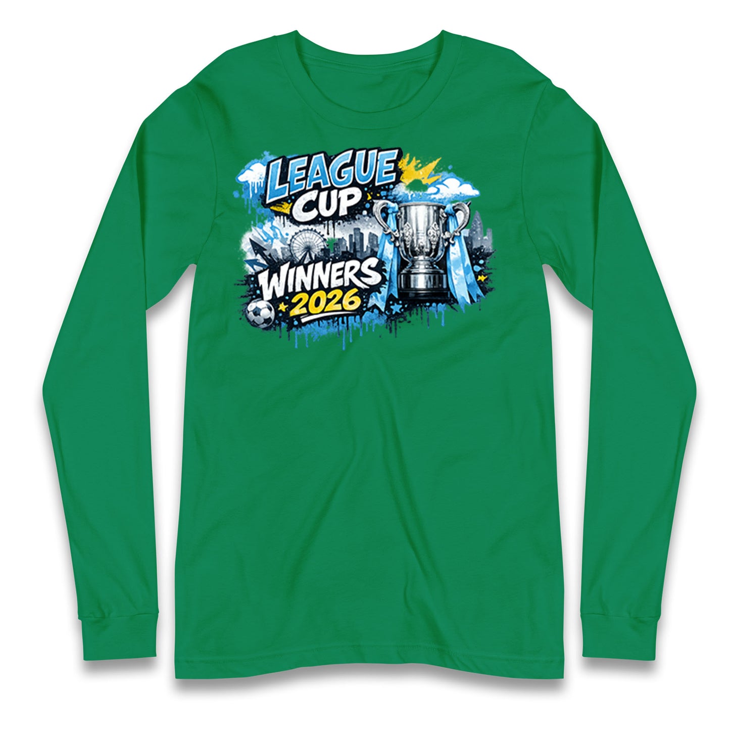 Man City League Cup Winners 2026 Longsleeve T Shirt