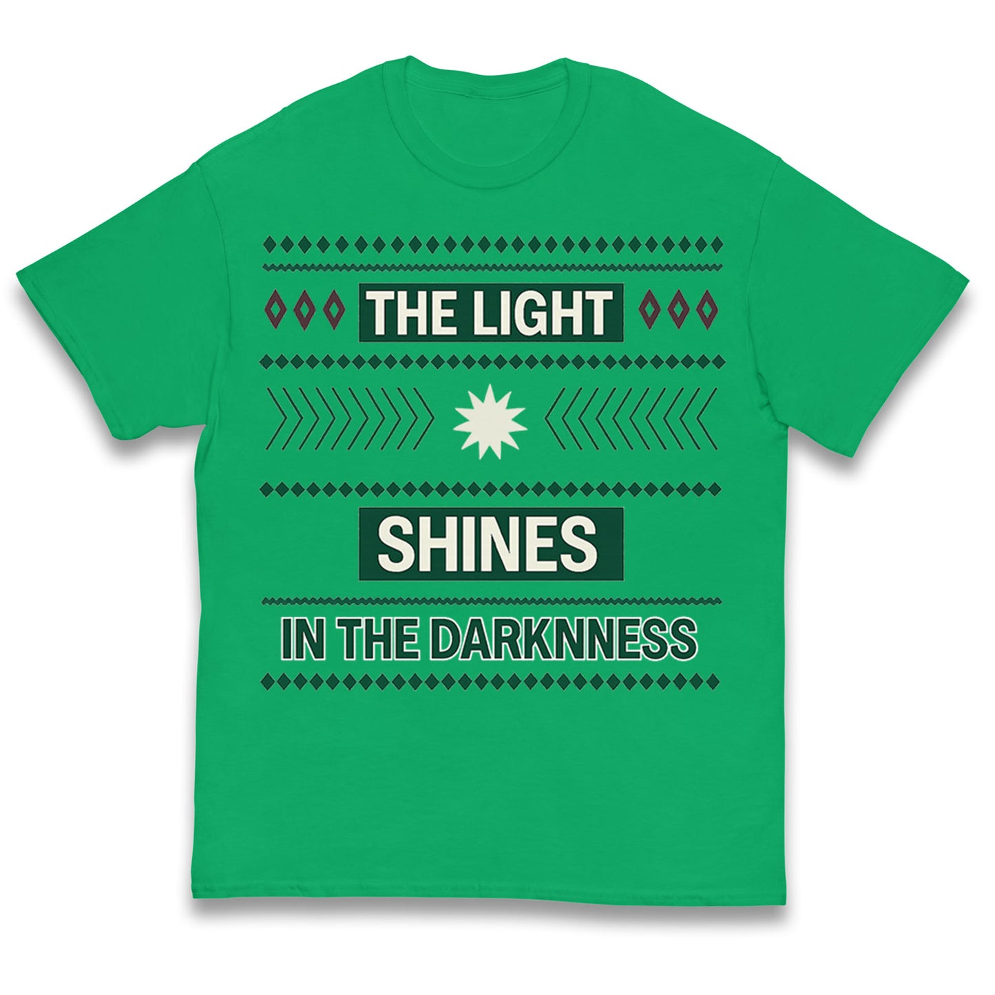The Light Shines in the Darkness Kids T Shirt
