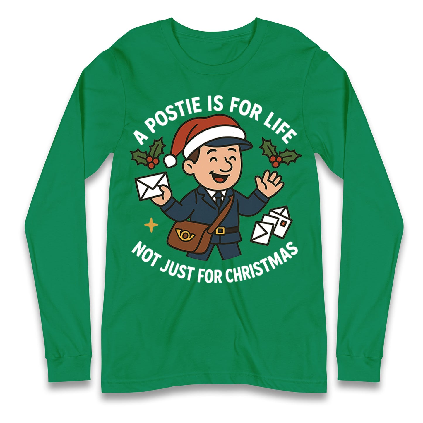 Postie Christmas Longsleeve T Shirt