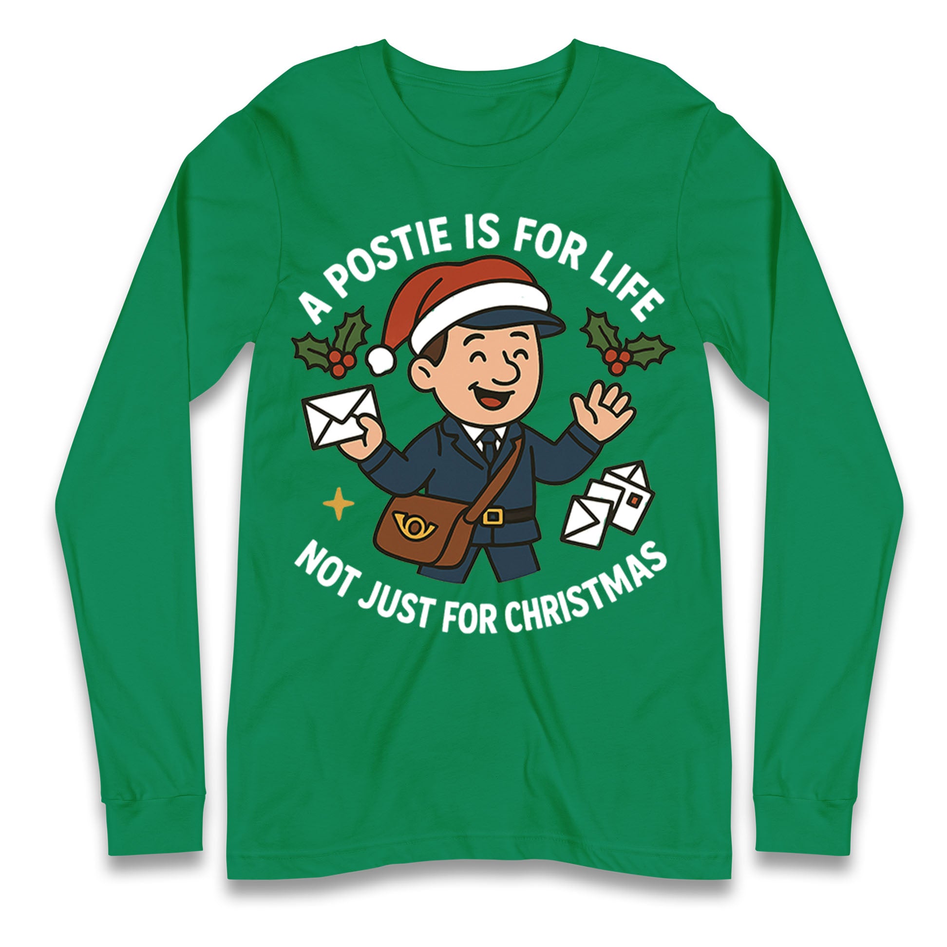 Postie Christmas Longsleeve T Shirt