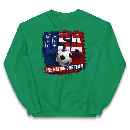 USA Retro World Cup Kids Jumper