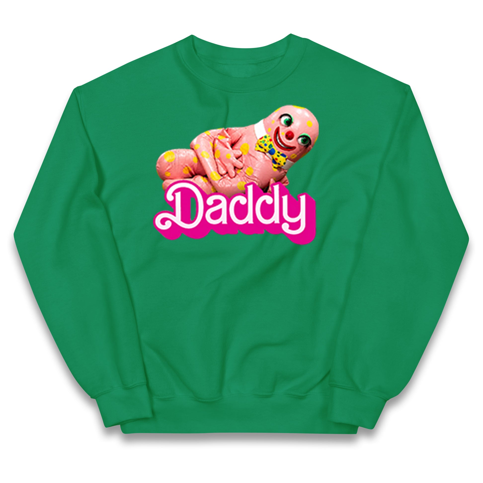 Funny Mr Blobby Daddy 90s Retro Kids Jumper