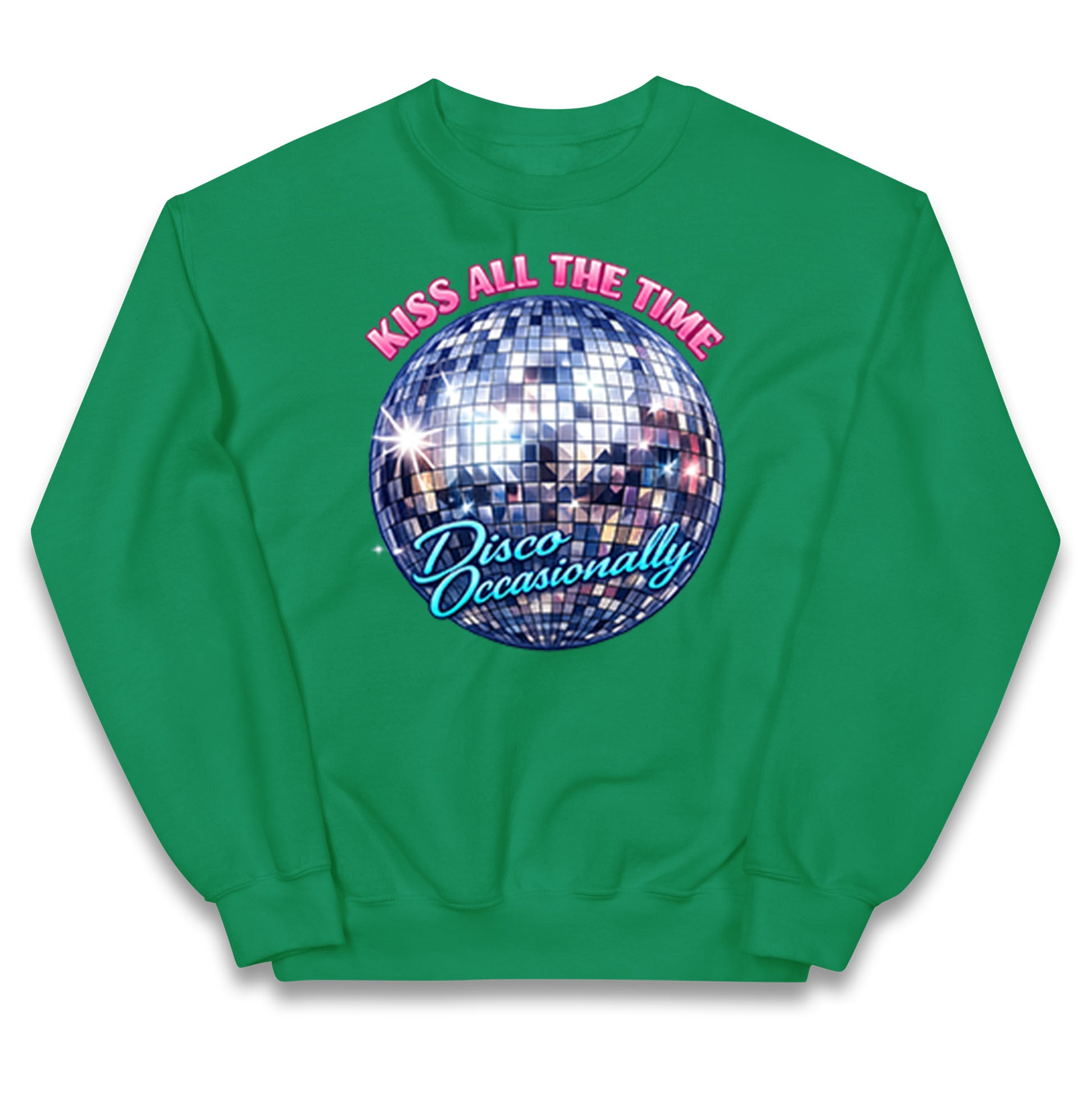 Kiss All The Time Disco Occasionally Kids Jumper