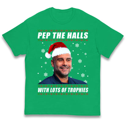 Pep Guardiola Christmas Kids T Shirt