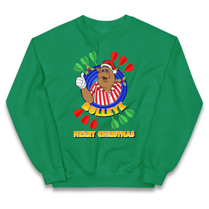 bullseye dartboard christmas jumper
